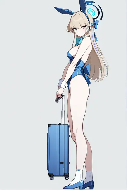 1girl, toki (bunny) (blue archive), blue archive