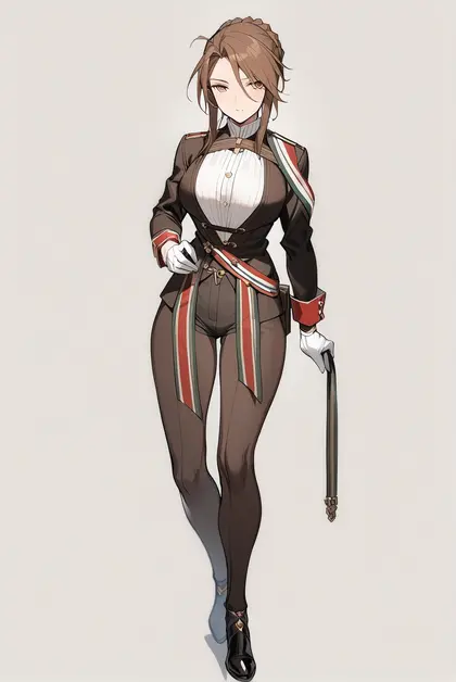 1girl, lee-enfield (girls' frontline), girls' frontline