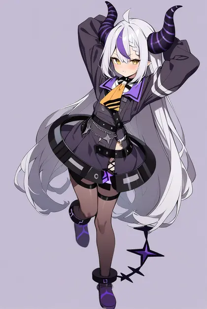 1girl, la+ darknesss (1st costume), hololive