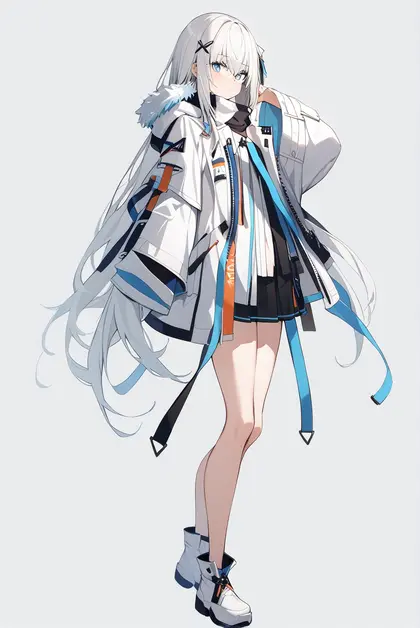 1girl, shirakami fubuki (fubukitek), hololive