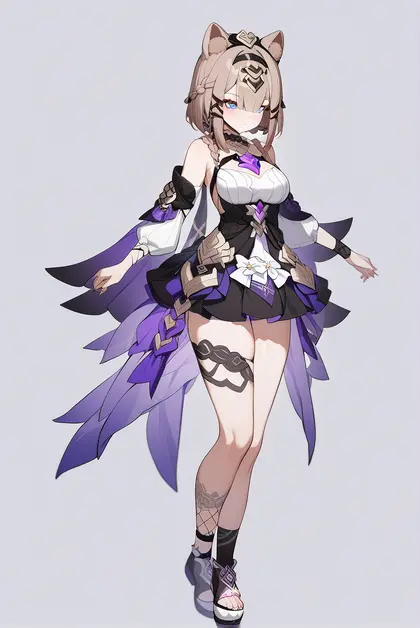 1girl, pardofelis (honkai impact), honkai (series)
