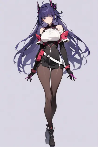 1girl, raiden mei (lightning empress), honkai (series)