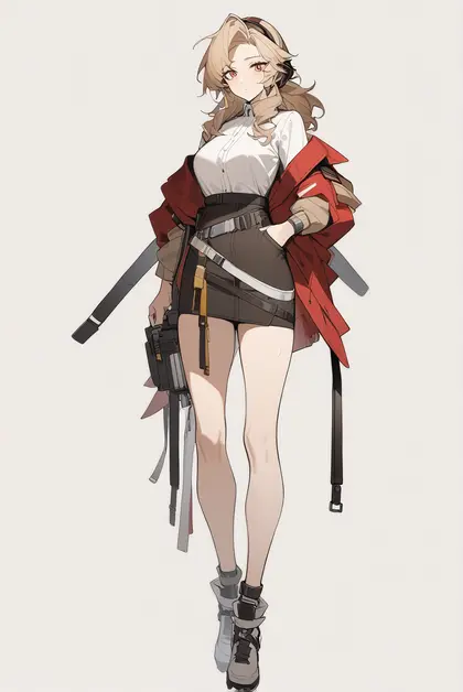 1girl, kristen (arknights), arknights