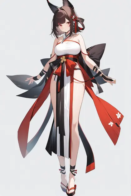 1girl, amagi (wending waters serene lotus) (azur lane), azur lane