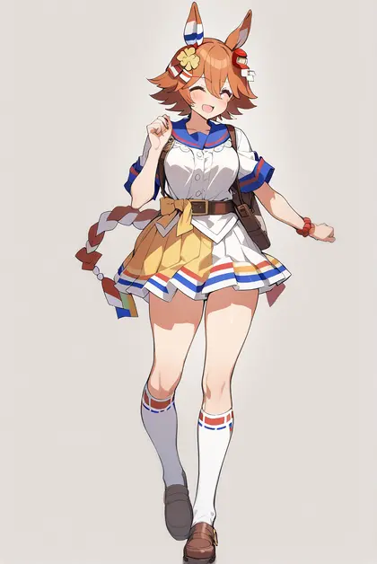 1girl, matikanefukukitaru (umamusume), umamusume