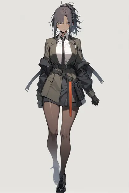 1girl, angelia (girls' frontline), girls' frontline