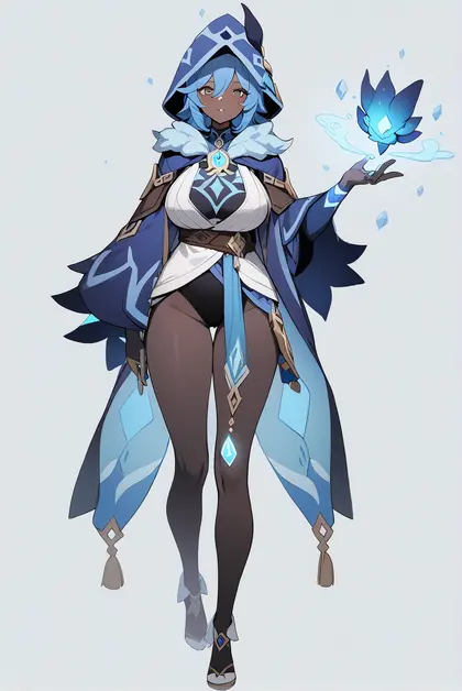 1girl, abyss mage (genshin impact), genshin impact