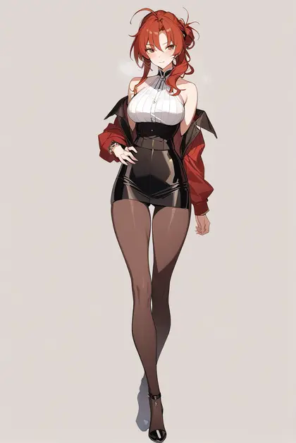 1girl, murata himeko, honkai (series)