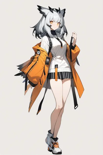 1girl, ptilopsis (arknights), arknights