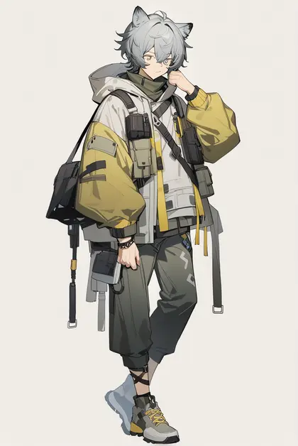 1boy, jaye (arknights), arknights