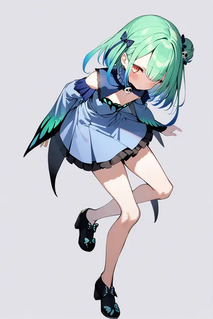 1girl, uruha rushia (1st costume), hololive