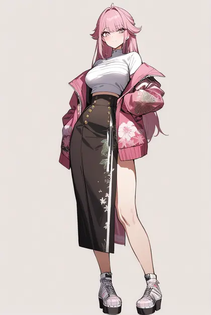 1girl, souchou, vshojo