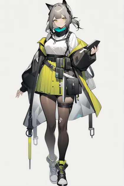 1girl, greythroat (arknights), arknights