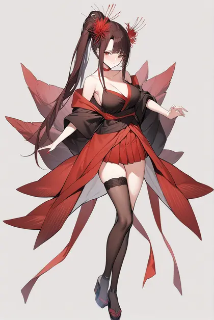1girl, akagi (paradise amaryllis) (azur lane), azur lane
