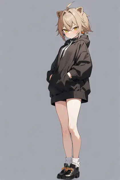 1girl, rurudo lion, indie virtual youtuber