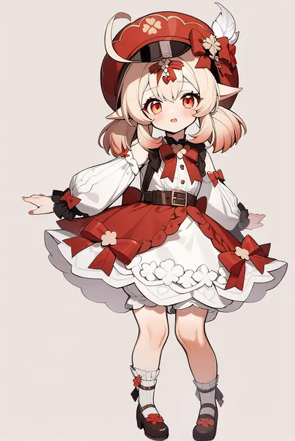 1girl, klee (blossoming starlight) (genshin impact), genshin impact