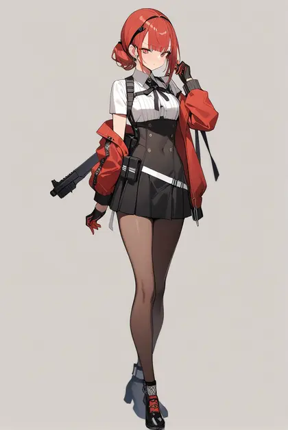 1girl, cz75 (girls' frontline), girls' frontline