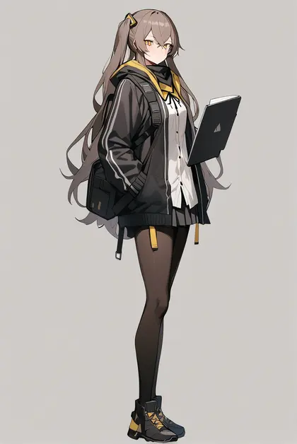 1girl, ump45 (girls' frontline), girls' frontline