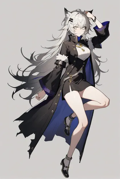 1girl, lappland (refined horrormare) (arknights), arknights