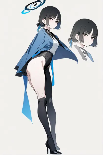 1girl, kikyou (blue archive), blue archive