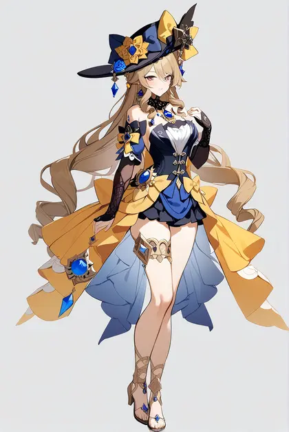 1girl, navia (genshin impact), genshin impact