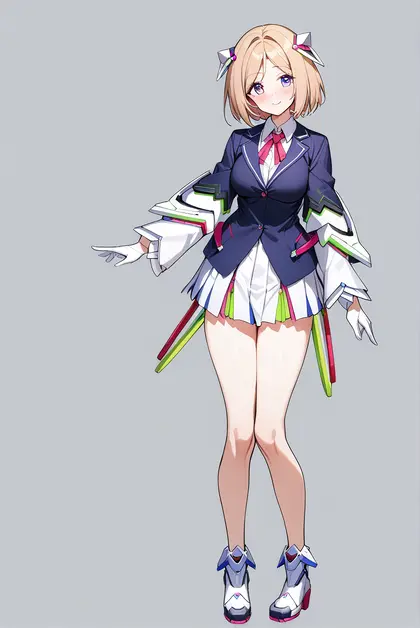 1girl, aki rosenthal (1st costume), hololive