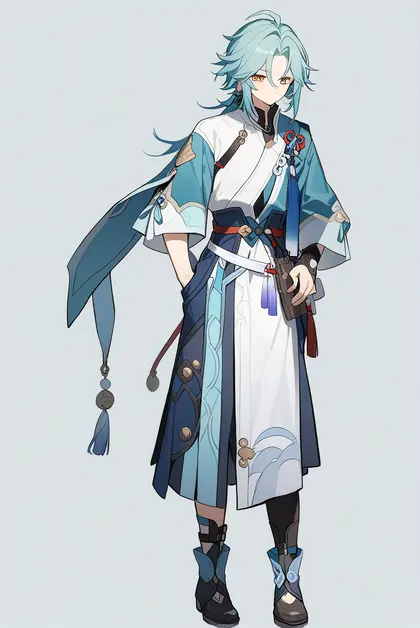 1boy, yanqing (honkai: star rail), honkai: star rail