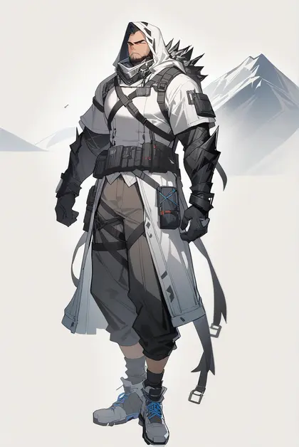 1boy, mountain (arknights), arknights