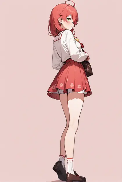 1girl, 35p (sakura miko), hololive