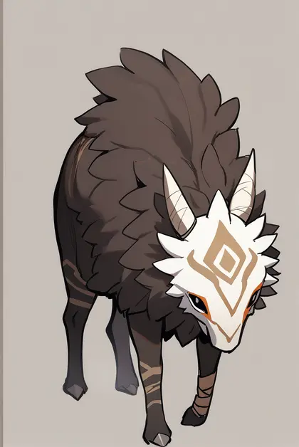 1girl, hilichurl (genshin impact), genshin impact