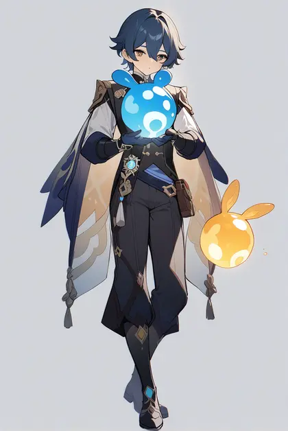 1boy, seelie (genshin impact), genshin impact