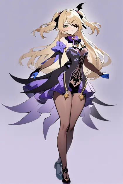 1girl, fischl (genshin impact), genshin impact