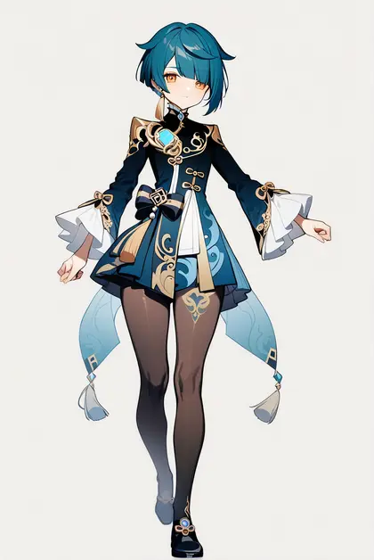 1boy, xingqiu (genshin impact), genshin impact