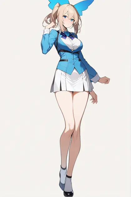 1girl, mirai akari, mirai akari project