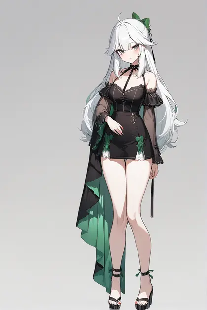 1girl, vei (vtuber) (4th costume), vshojo