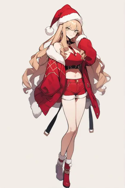 1girl, suzuka gozen (santa) (fate), fate/grand order