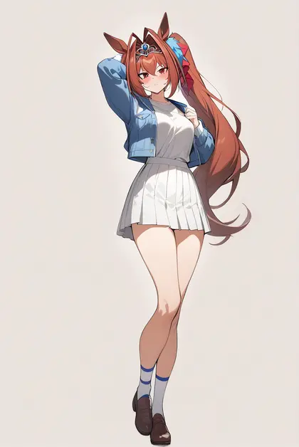 1girl, daiwa scarlet (umamusume), umamusume