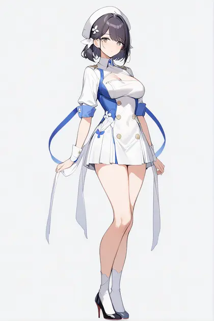 1girl, choukai (azur lane), azur lane