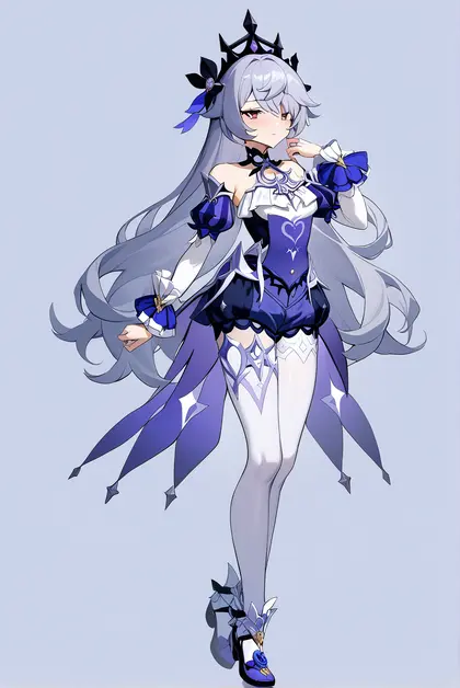 1girl, fischl (ein immernachtstraum) (genshin impact), genshin impact