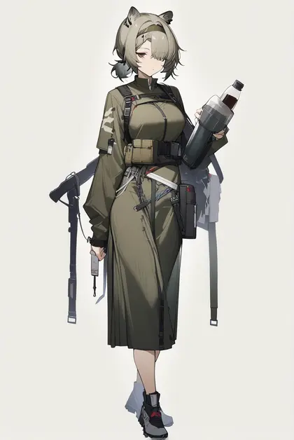 1girl, absinthe (arknights), arknights