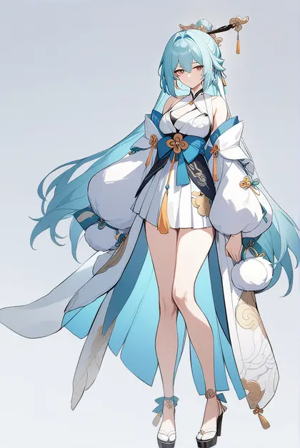 1girl, zhuge kongming (honkai impact), honkai (series)