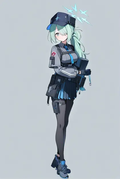 1girl, hiyori (blue archive), blue archive