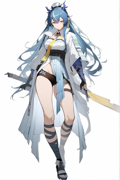 1girl, ling (arknights), arknights