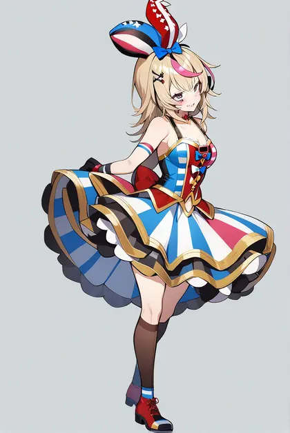 1girl, omaru polka (1st costume), hololive