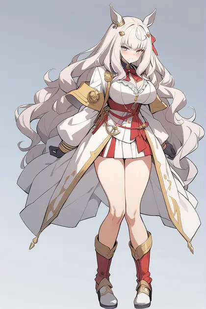 1girl, biwa hayahide (umamusume), umamusume