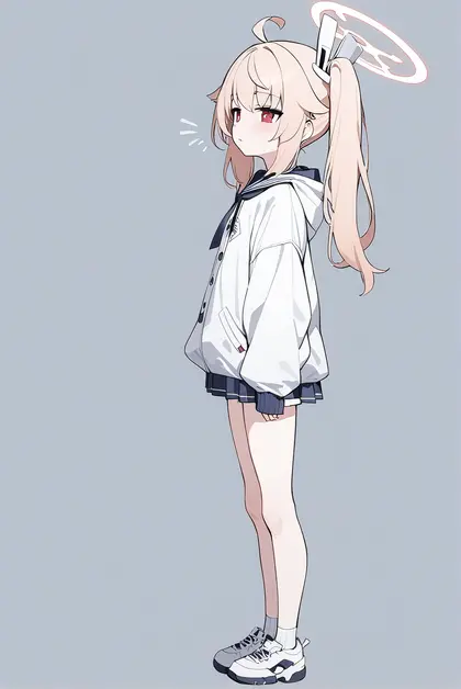 1girl, natsu (blue archive), blue archive