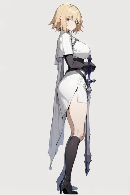 1girl, jeanne d'arc (ruler) (fate), fate (series)