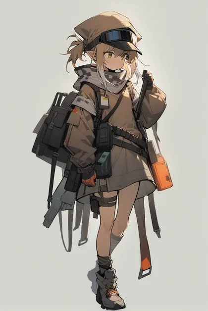 1girl, suzuran (lostlands flowering) (arknights), arknights