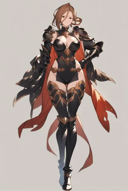 1girl, black knight (granblue fantasy), granblue fantasy