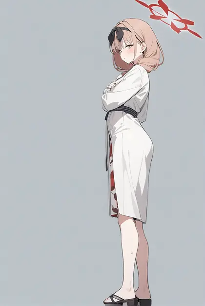 1girl, chinatsu (hot spring) (blue archive), blue archive